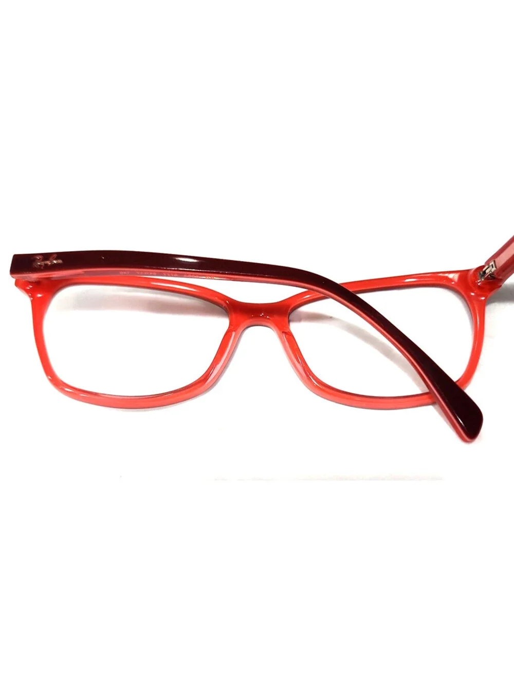 Ray Ban RB5362 5777 Red Square Eyeglasses Frame 54-17 140